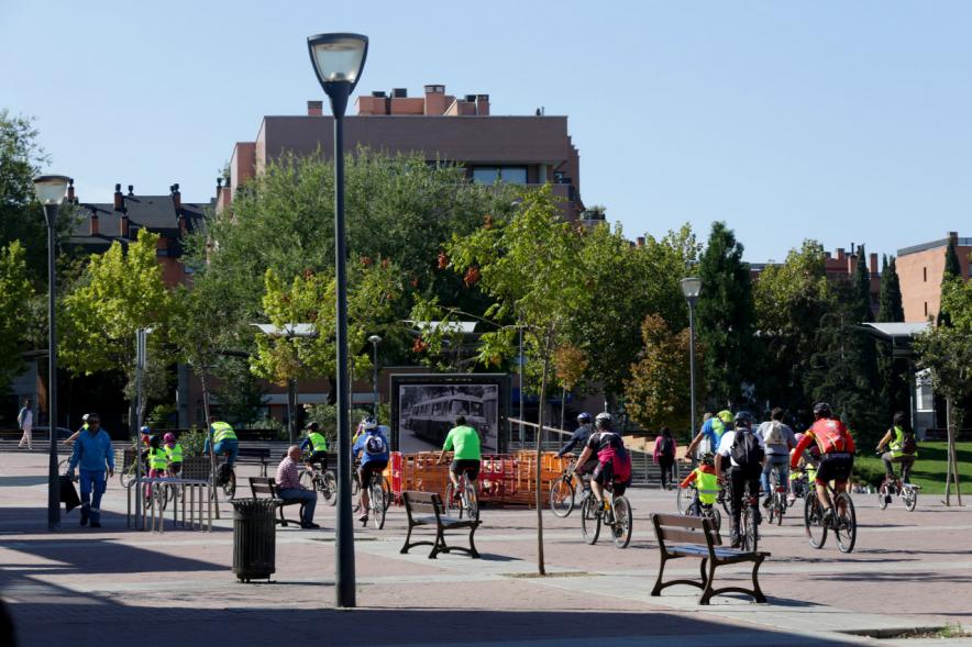 Participantes en el Parque Sur de Fuente Lucha. 