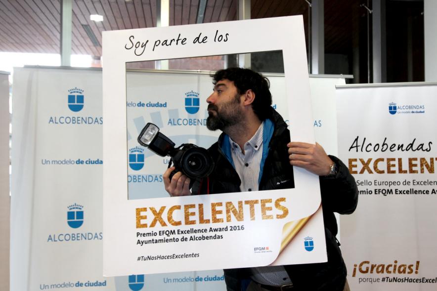 Jornada en torno a la Excelencia en la Gestión en Alcobendas (Photocall) - Posado individual.
