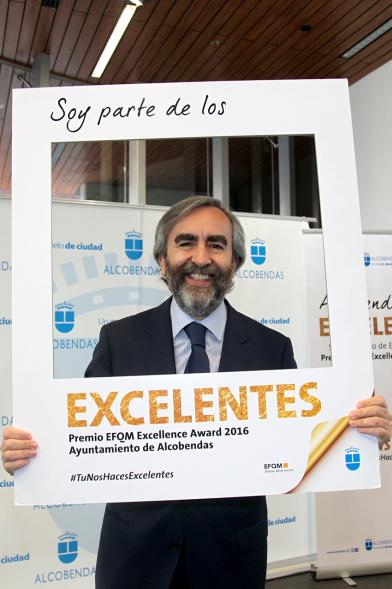 Jornada en torno a la Excelencia en la Gestión en Alcobendas (Photocall) - Posado individual.