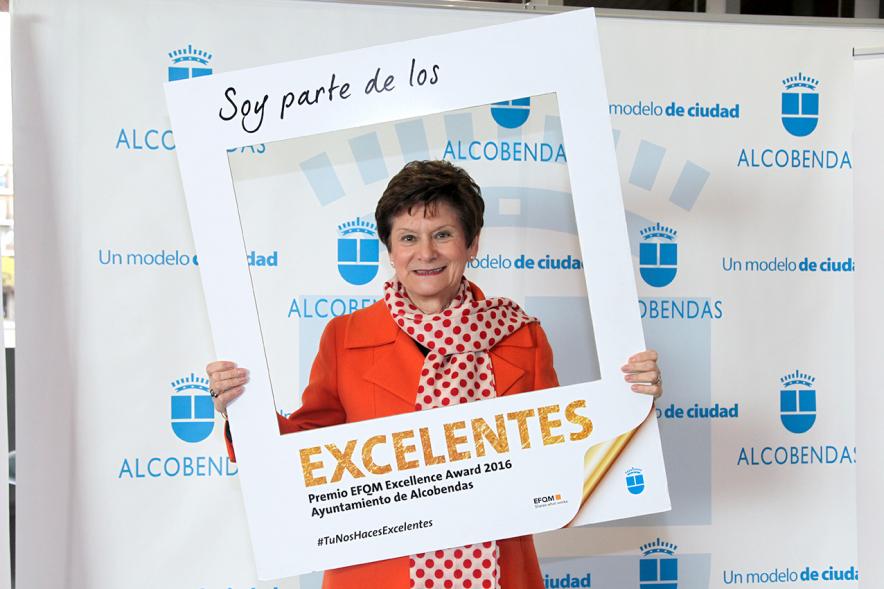Jornada en torno a la Excelencia en la Gestión en Alcobendas (Photocall) - Una protagonista.