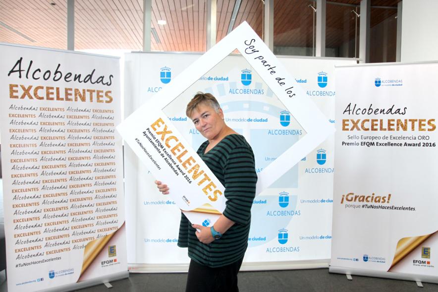 Jornada en torno a la Excelencia en la Gestión en Alcobendas (Photocall) -  Un participantes.