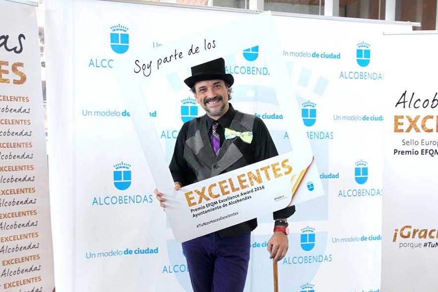 Jornada en torno a la Excelencia en la Gestión en Alcobendas (Photocall) - Un posado.