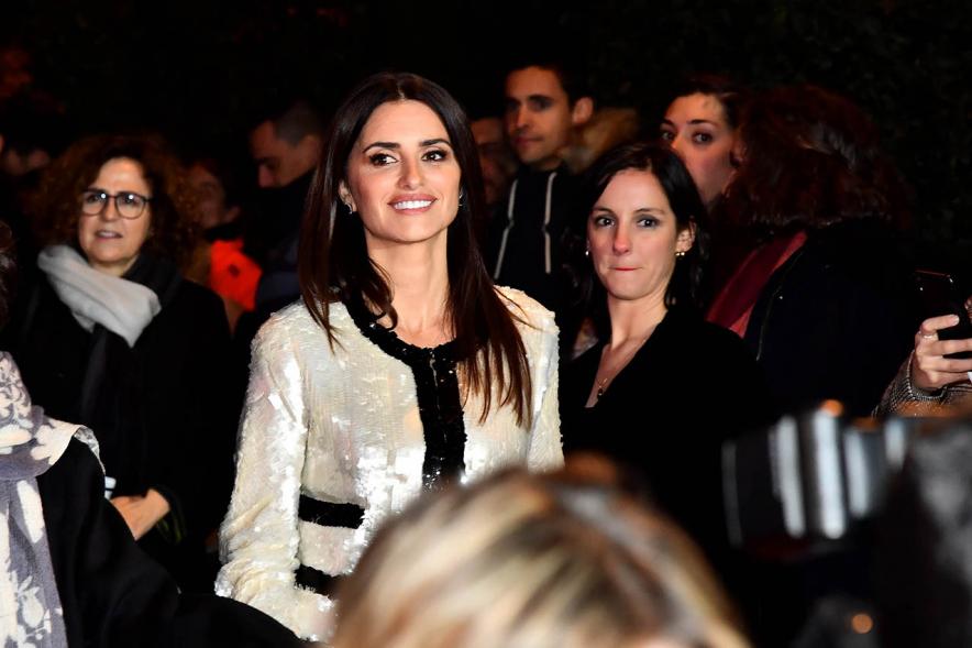 Penélope Cruz llegando a la gala
