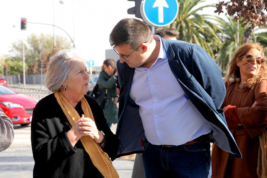 . Pilar Pequeño y concejal Miguel Ángel Arranz