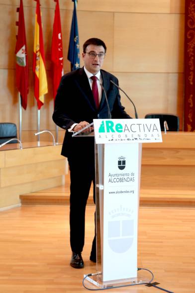 Concejal no adscrito Arranz Molins durante su ponencia