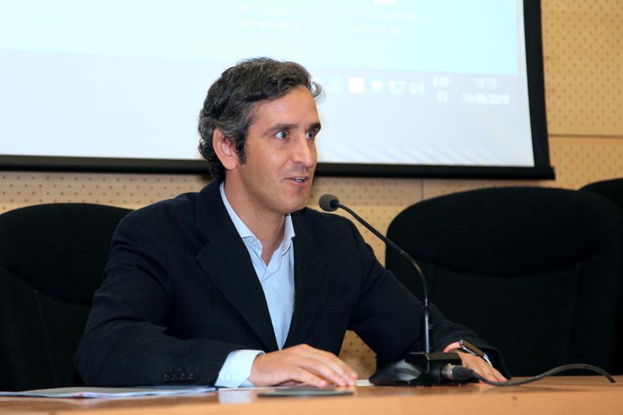 Concejal Aitor Retolaza en la Presentación del Plan de Movilidad Urbana Sostenible - 2019