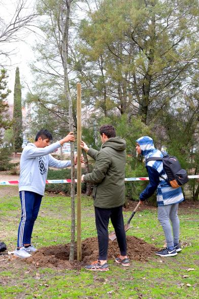 Participantes. Plantación de Árboles en el Arroyo de la Vega