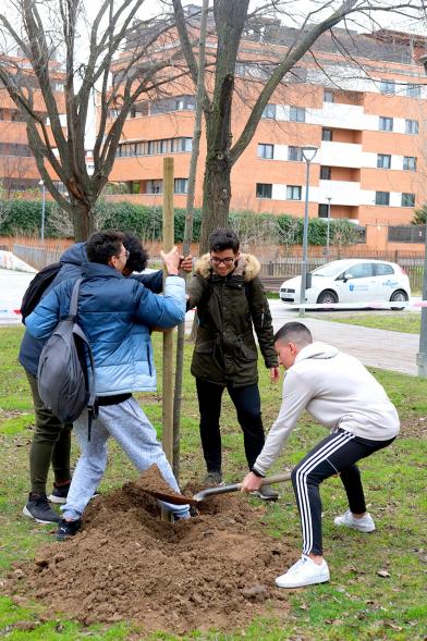 Participantes. Plantación de Árboles en el Arroyo de la Vega