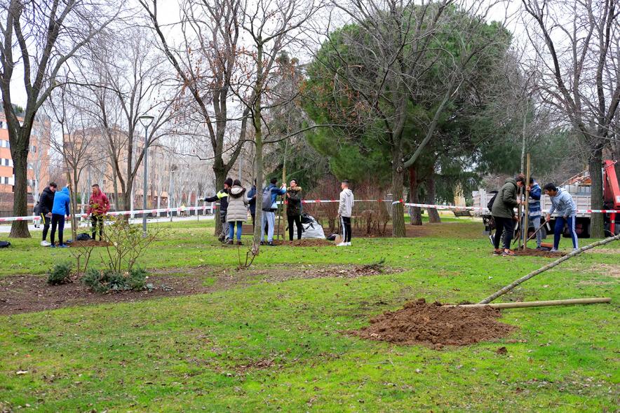 Participantes. Plantación de Árboles en el Arroyo de la Vega