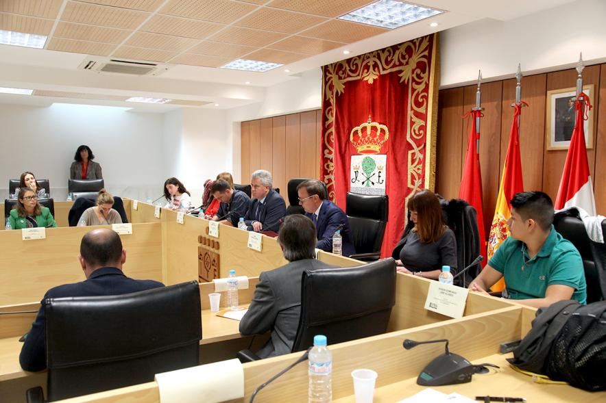 Plenario de Alcaldes de la Red de Infancia y Adolescencia (RIA) - Toma lateral del pleno.