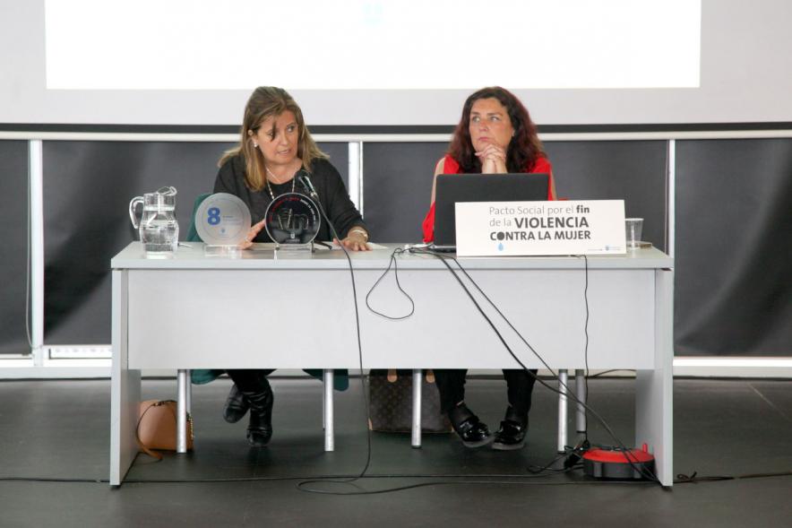 Plenario de Mujer e Igualdad de Oportunidades -  Imagen de las ponentes.
