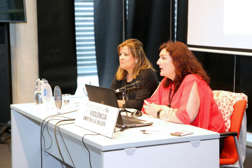 Plenario de Mujer e Igualdad de Oportunidades -  Imagen de las ponentes.