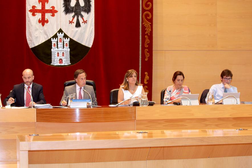 Junta de Gobierno Municipal durante el pleno