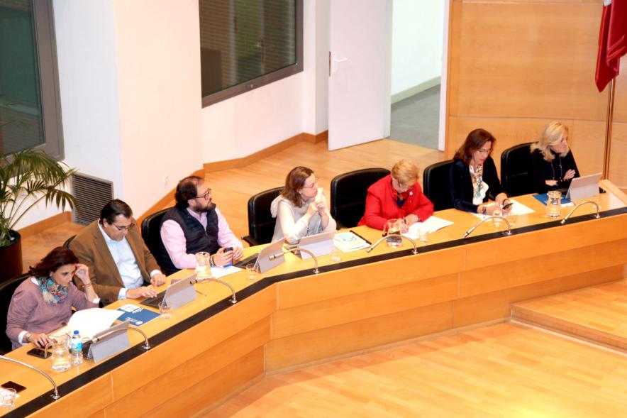 Concejales del PP durante el pleno