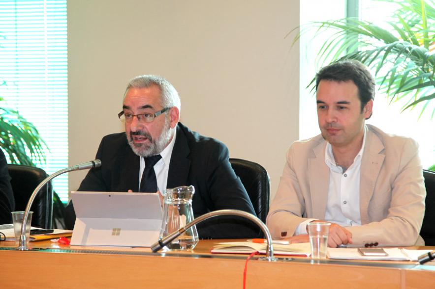 Concejales de Ciudadanos durante el pleno