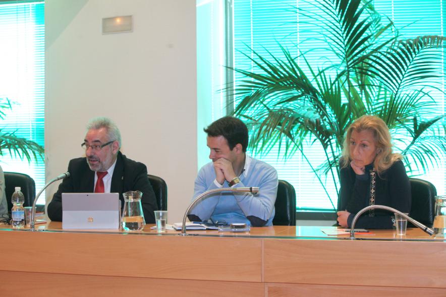 Concejales de Ciudadanos durante el pleno
