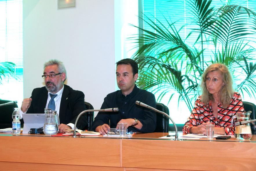 Concejales de Ciudadanos durante el pleno