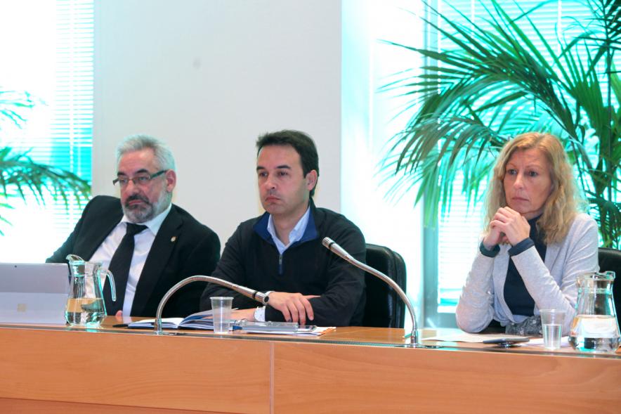 Concejales de Ciudadanos durante el pleno