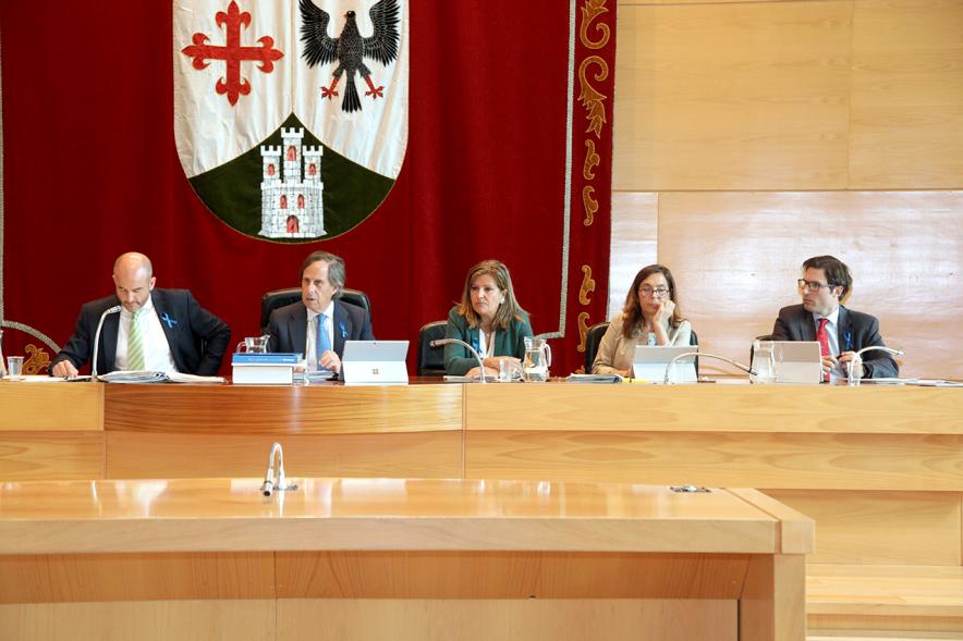 Junta de Gobierno Municipal durante el pleno