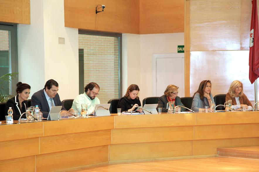 Concejales del PP durante el pleno
