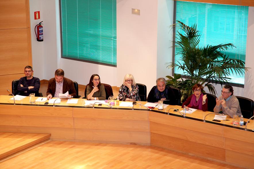 Concejales del PSOE durante el pleno