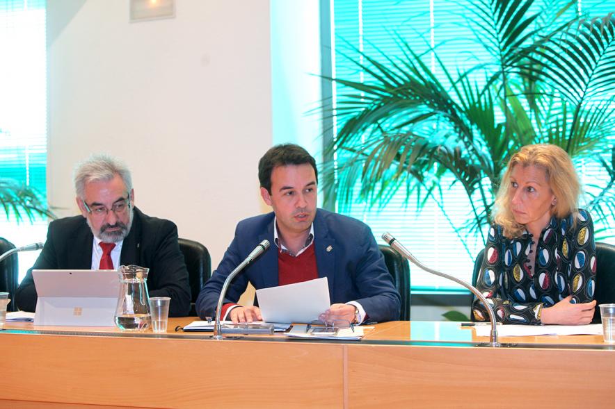 Concejales de Ciudadanos durante el pleno