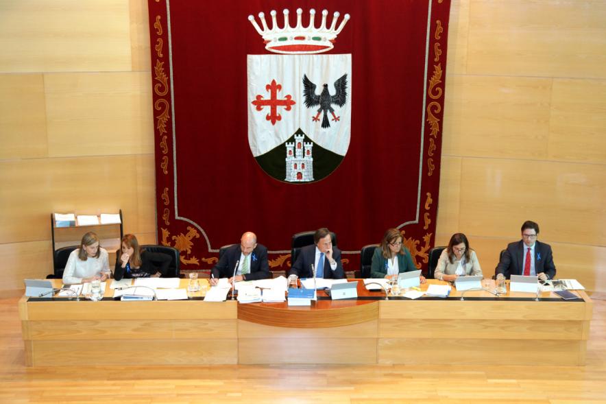 Junta de Gobierno Municipal durante el pleno