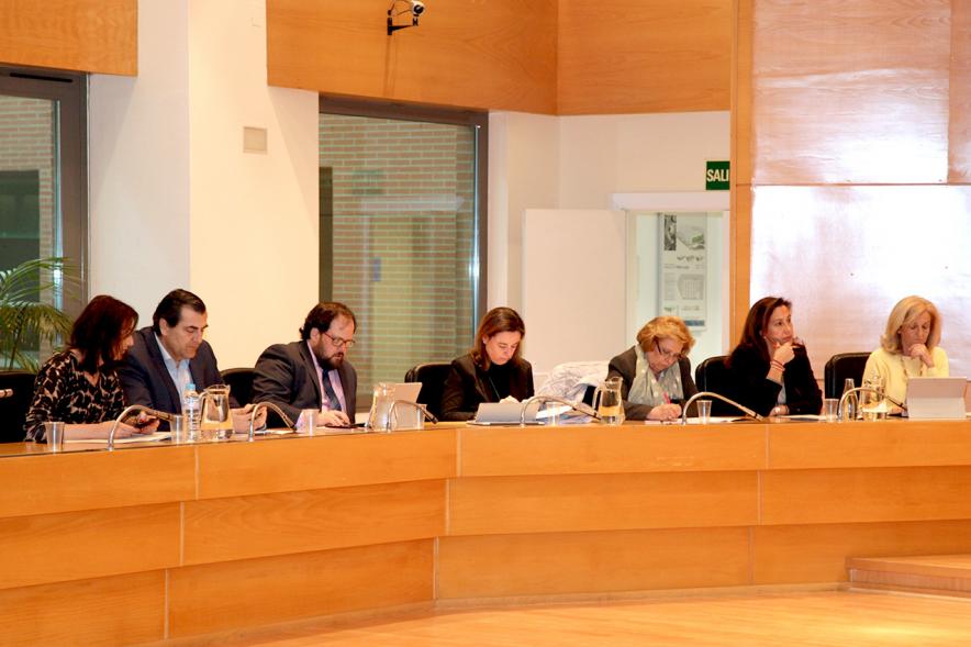 Concejales del PP durante el pleno