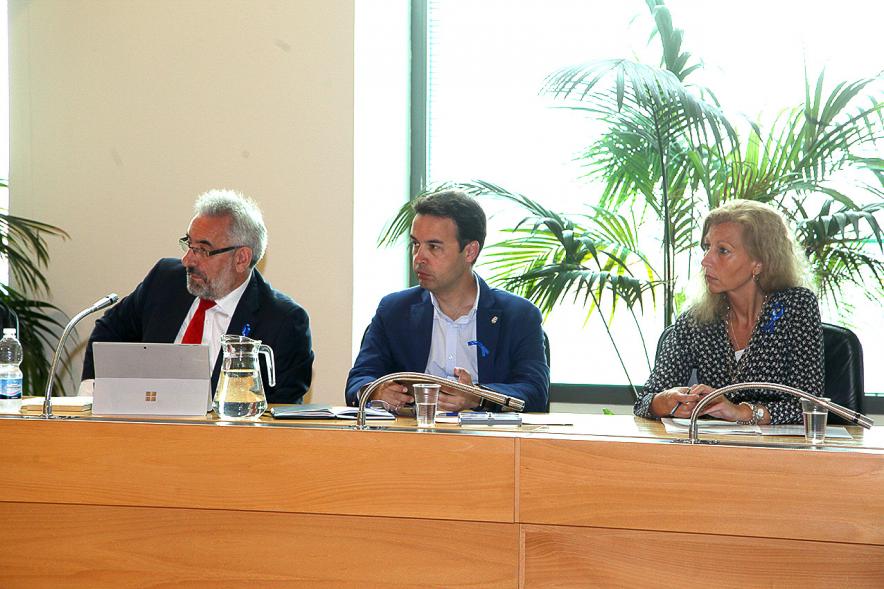 Concejales de Ciudadanos durante el pleno