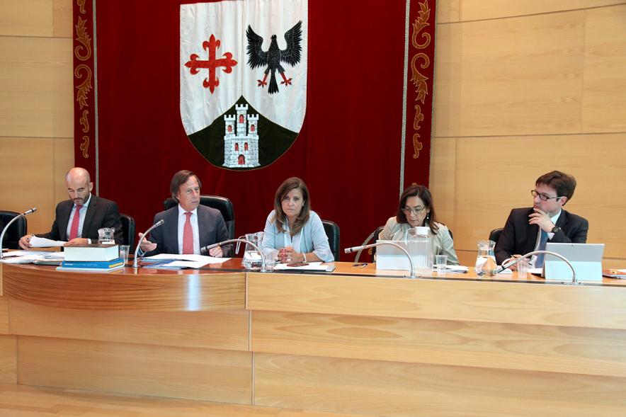 Junta de Gobierno Municipal durante el pleno