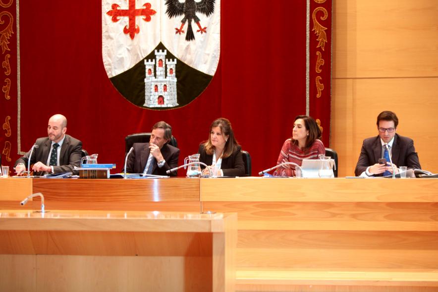 Junta de Gobierno Municipal durante el pleno