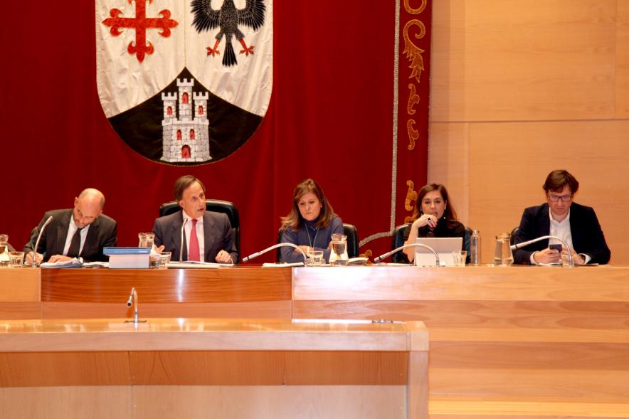 Junta de Gobierno Municipal durante el pleno