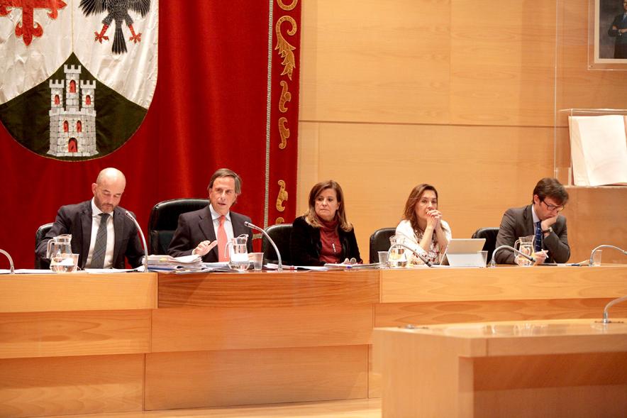 Junta de Gobierno Municipal durante el pleno