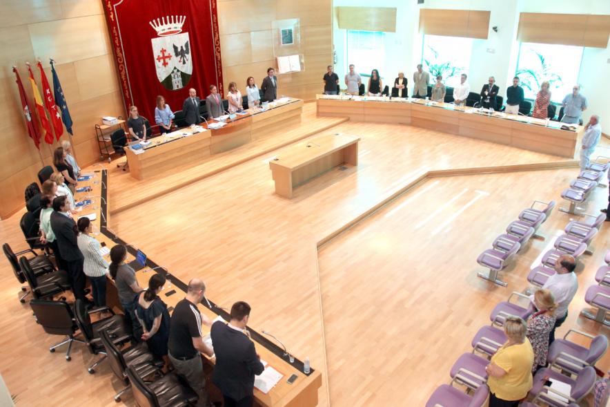 Vista cenital del salón de plenos