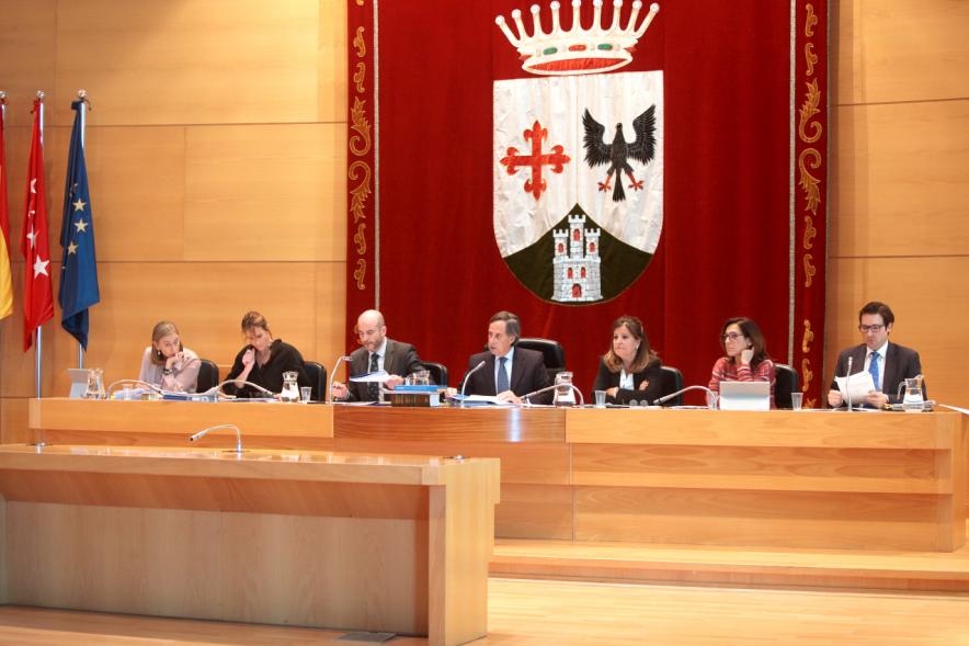 Junta de Gobierno Municipal durante el pleno
