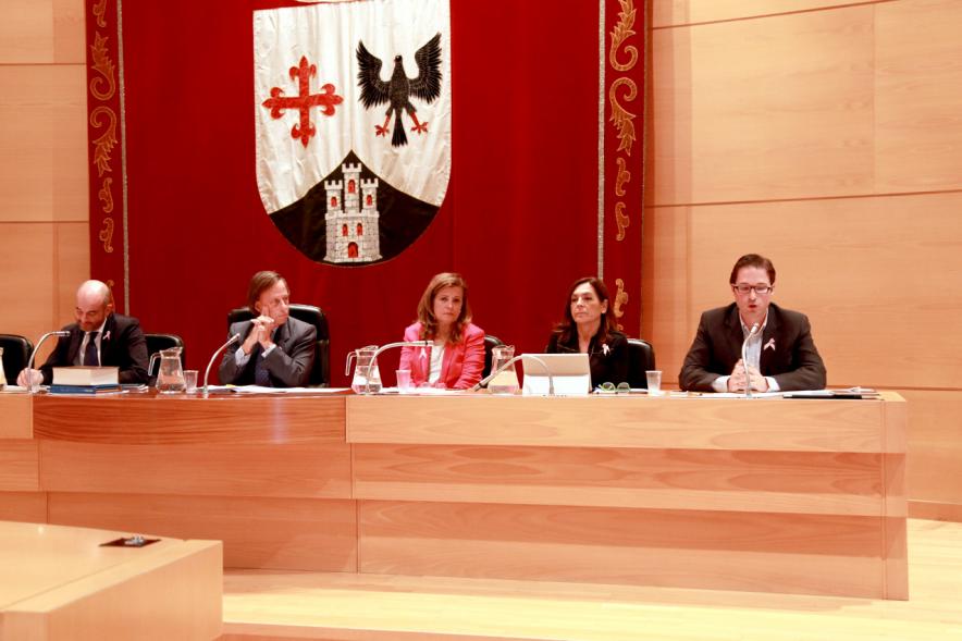 Junta de Gobierno Municipal durante el pleno