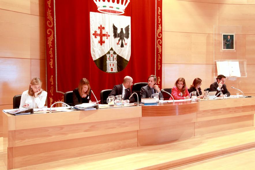 Junta de Gobierno Municipal durante el pleno
