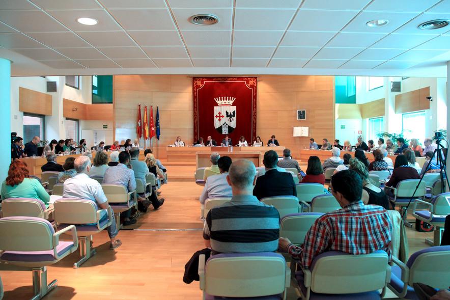 Pleno visto desde el fondo de la sala