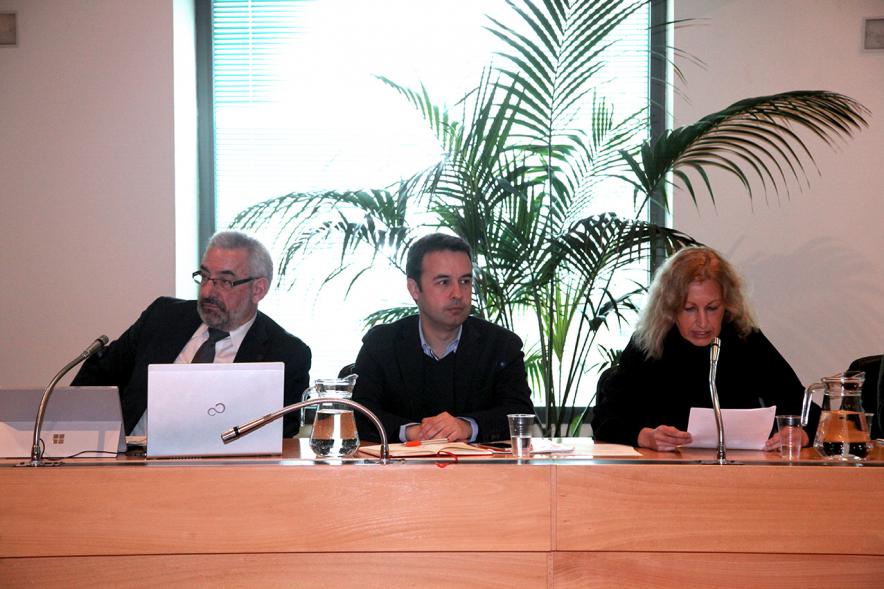 Concejales de Ciudadanos durante el pleno