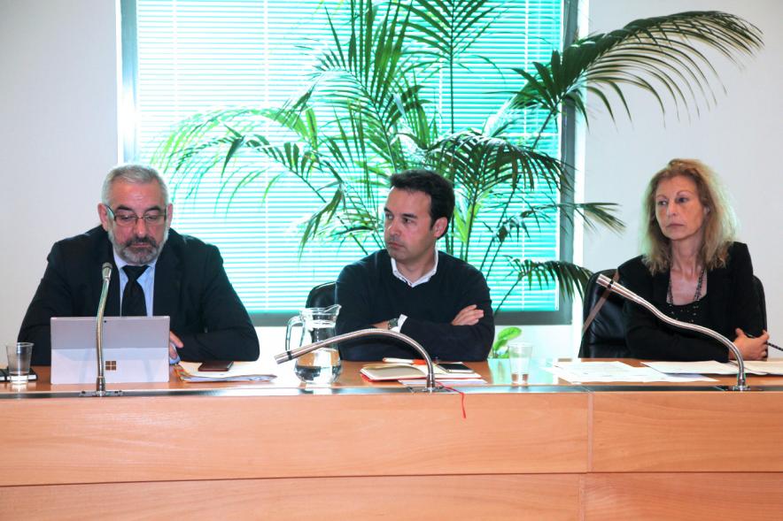 Concejales de Ciudadanos durante el pleno