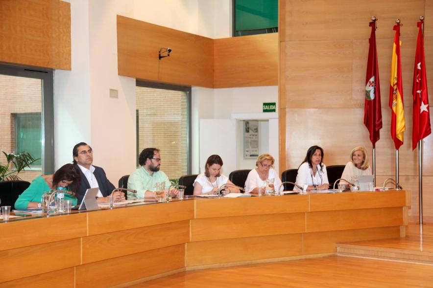 Concejales del PP durante el pleno