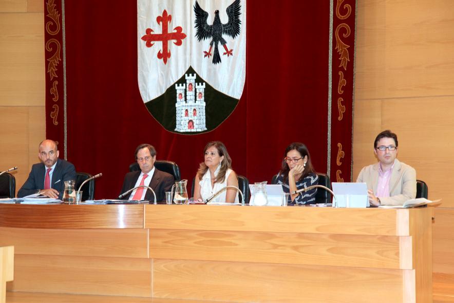Junta de Gobierno Municipal durante el pleno