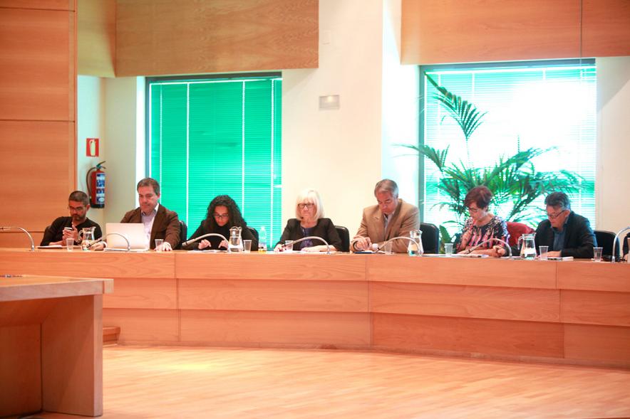 Concejales del PSOE durante el pleno