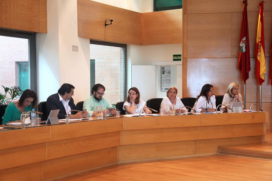 Concejales del PP durante el pleno