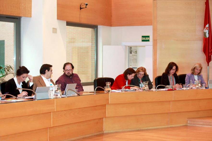Concejales del PP durante el pleno
