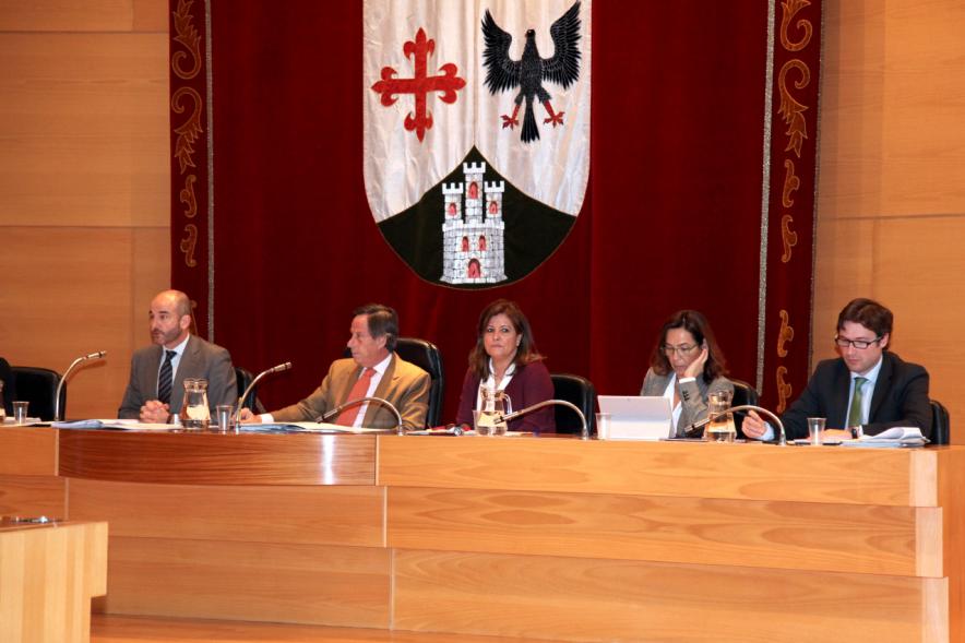 Junta de Gobierno Municipal durante el pleno