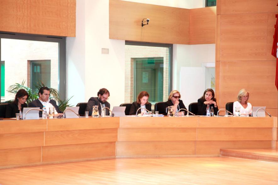 Concejales del PP durante el pleno