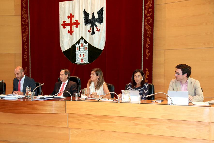 Junta de Gobierno Municipal durante el pleno