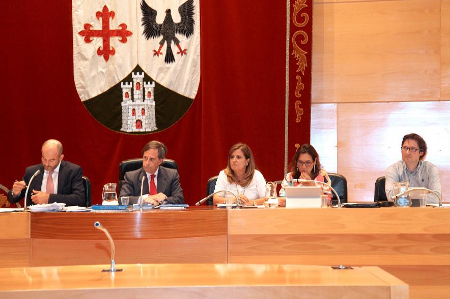 Junta de Gobierno Municipal durante el pleno