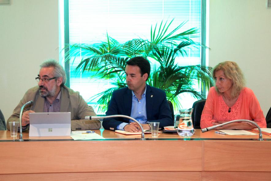 Concejales de Ciudadanos durante el pleno